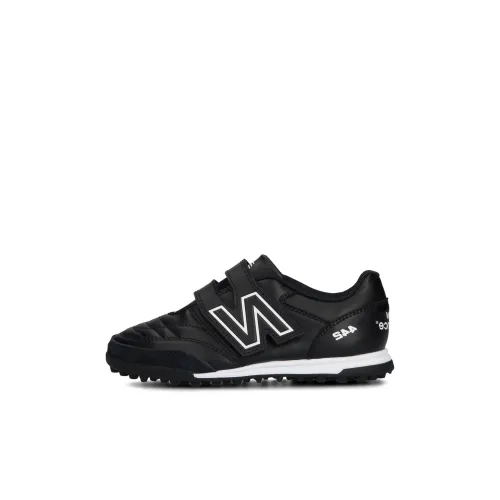 New Balance 442 V2 Team 442 Jr Low Топ Детские футбольные бутсы Черный белый Детский