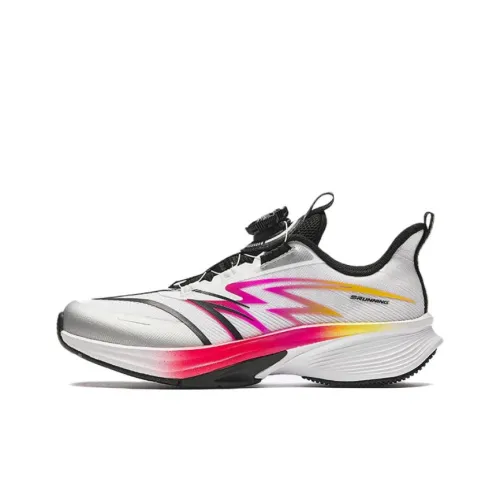 Antakids Rogue Wave Lite 2,0 Амортизация Устойчивый к истиранию Дышащий Низкий Топ Детская Беговая Обувь Белый Ярко-Красный