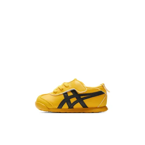 Onitsuka Tiger MEXICO 66 Обувь для малышей Низкий топ Желтый Черный Детский