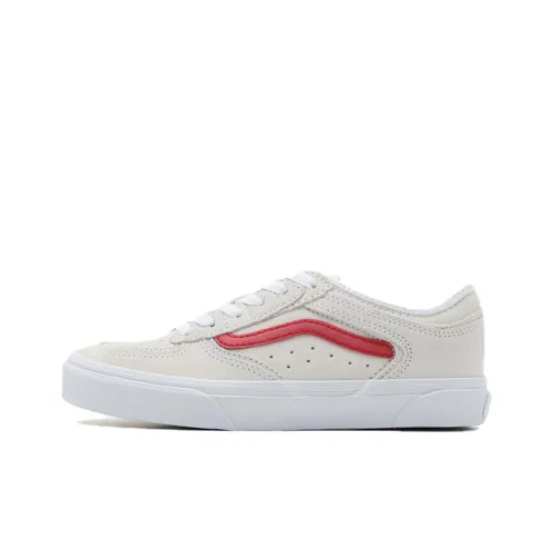 Vans Rowley Детские Скейтбординги Низкий Топ Белый Красный Школьный