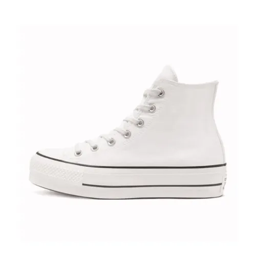 Конверс All Star Lift Устойчивые к истиранию Высокие Кеды для Детей Белые
