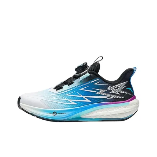 Antakids Детские беговые кроссовки Low Top Anta Белый/Озерно-Синий/Черный Унисекс