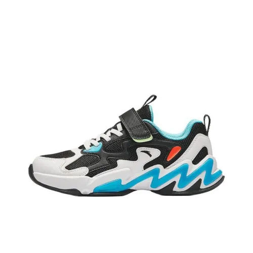 Antakids Slip-resistant Abrasion-resistant Low Top Детская беговая обувь Черный Белый Синий Подростки