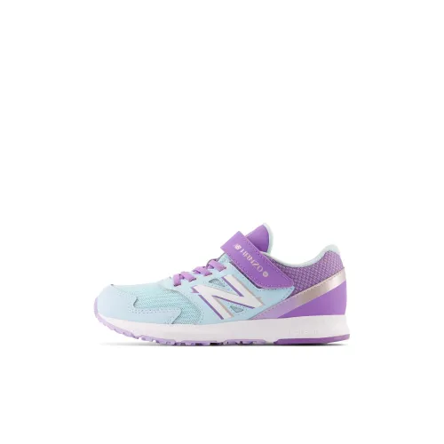 New Balance NB HANZO V v2 L2 Низкий Топ Детская Беговая Обувь Синий Фиолетовый Детский
