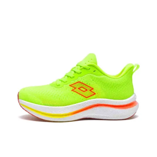 LOTTO Slip-resistant и дышащий низкий топ с углеродной пластиной беговые кроссовки женские зеленые