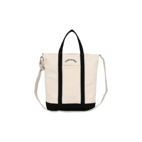 Конверс Полиэстер Сумка через плечо Сумка среднего размера Женская Бежевая и Черная