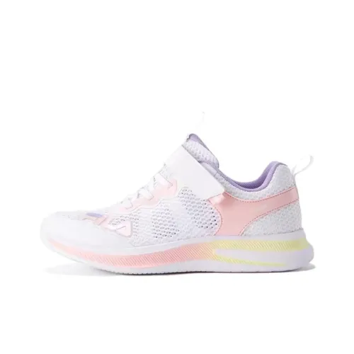 FILA KIDS SOFT TRAINER Slip-resistant Abrasion-resistant Детские тренировочные кроссовки Белый Розовый Подростки