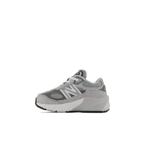 Малыш New Balance NB 990 V6 Low Топ Обувь для малышей Серый Серебряный Стандарт