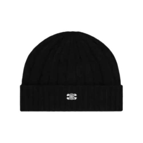 CELINE Кашемир Шапки-бини Мужской Черный