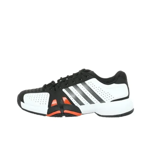 Adidas Barricade Slip-Resistant Abrasion-Resistant Low-Top Tennis Shoes Men's Black Adidas Barricade Противоскользящие Устойчивые к Износу Низкие Кроссовки для Тениса Мужские Черные