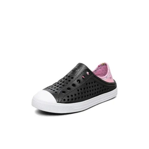 Skechers Foamies Устойчивые к истиранию Дышащие Детские Сандалии Черные Детские