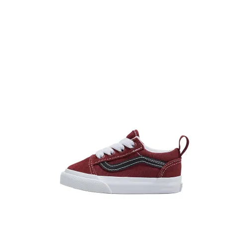 Infant And Toddler Vans Old Skool Collection Низкий Топ Малыш Обувь Красный