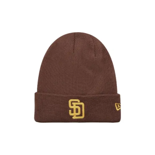 New Era Акриловые шапки-бини унисекс коричневые