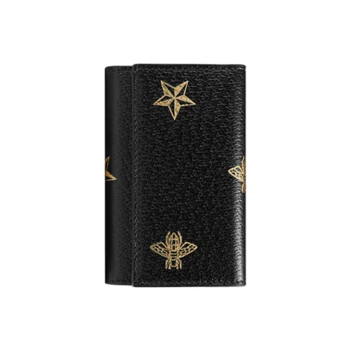 GUCCI Кожа Key Pouch Женские Черный