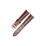 Коричневый, быстросъемный, изогнутый - [Избранный, розовое золото, пряжка]