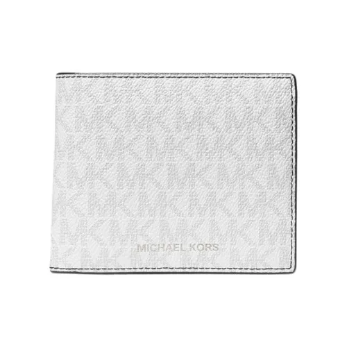 MICHAEL KORS Cotton Polyester Картхолдер Wallet Men Bright White