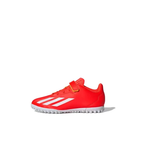 Adidas X Crazyfast Club Детские футбольные бутсы Низкий топ Оранжевый Kids