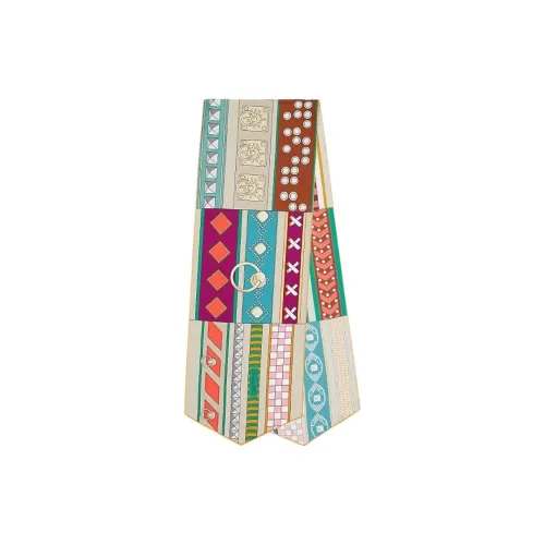 HERMES Шелковые шарфы для женщин многоцветные