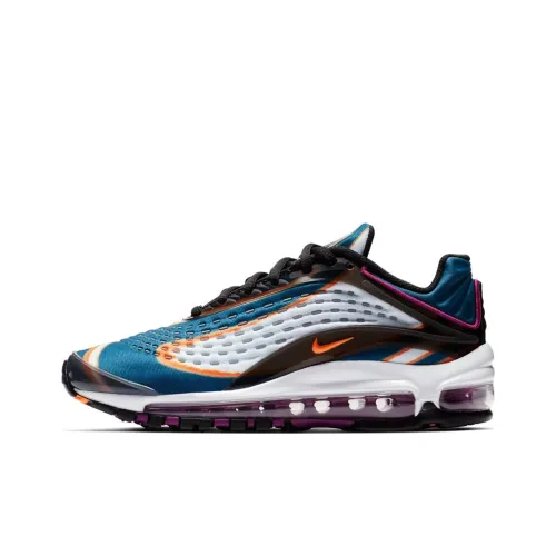 Nike Air Max DELUXE Low Топ Детские беговые кроссовки Белый синий фиолетовый Подростки