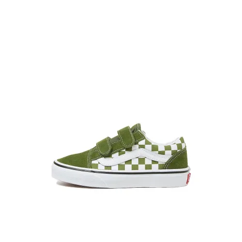 Vans Детские Скейтбординги Низкие Топы Зеленые Kids
