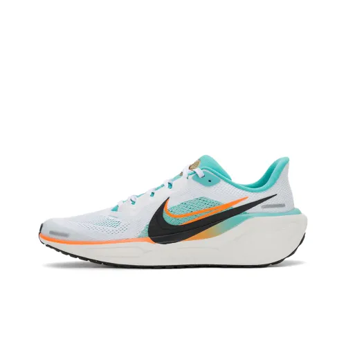 Nike Pegasus 41 Low Топ Беговые кроссовки Белый Синий Черный