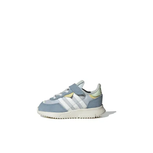 Adidas Originals Retropy F2 Low Топ Обувь для малышей Синий Белый Infant And Toddler