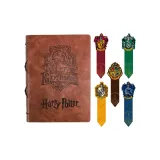 Мягкий кожаный блокнот (Храм льва) + 5 закладок в комплекте