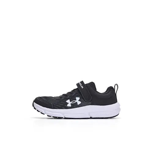 Under Armour Assert 10 AC Детская беговая обувь Низкий топ Черный/Белый Для дошкольников