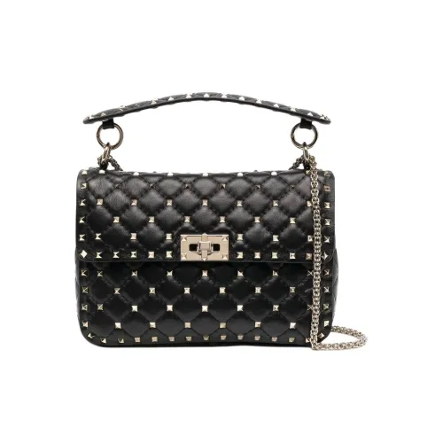 Valentino Напп-Кожа Сумка через плечо Женская Черная