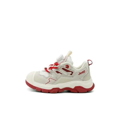 JEEP Детские беговые кроссовки Бежевый Бегония Красный Детский