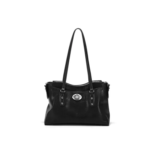 JELLYTOYBOY Sheepskin с искусственной кожей Infinity Briefcase Tote сумки через плечо сумка на плечо унисекс черный