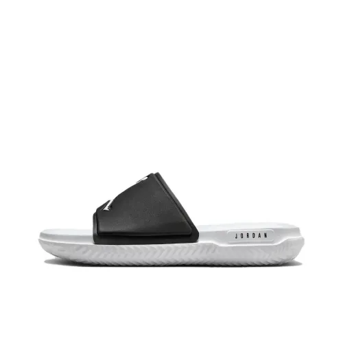 Jordan Jumpman Нижняя юбка Резистентная и Дышащая Детские Домашние Тапочки Черно-белая панда