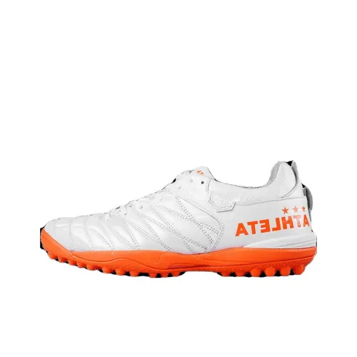 ATHLETA Детские футбольные бутсы Low Топ Белый Красный Школьный возраст