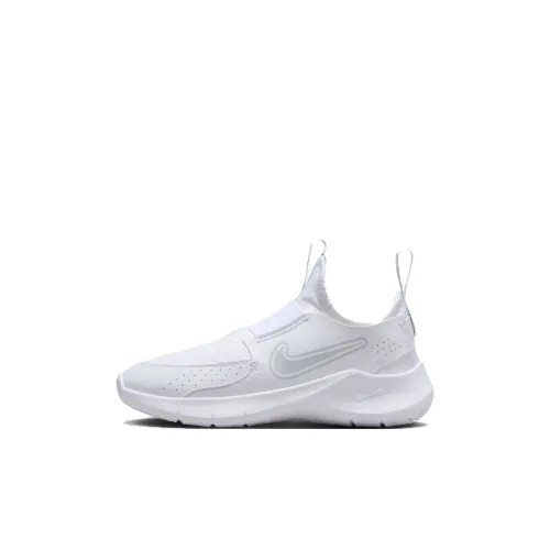 Nike Flex Runner 3 Детские беговые кроссовки Низкий Топ Белый Для дошкольников