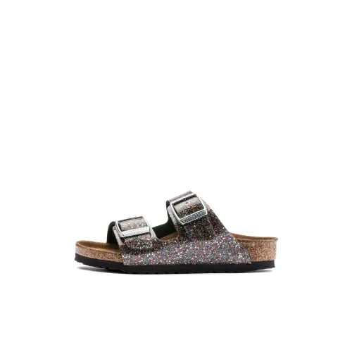 Birkenstock Arizona Series EVA Детские домашние тапочки Красно-коричневый узкий версия для малышей