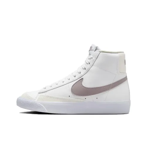 Nike Blazer Slip Resistant Abrasion Resistant MID Топ Детские Скейтбординги Белый Подростки