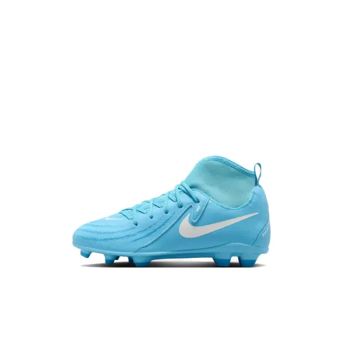 Nike Phantom Luna 2 High Топ Детские футбольные бутсы Сине-белый Детский