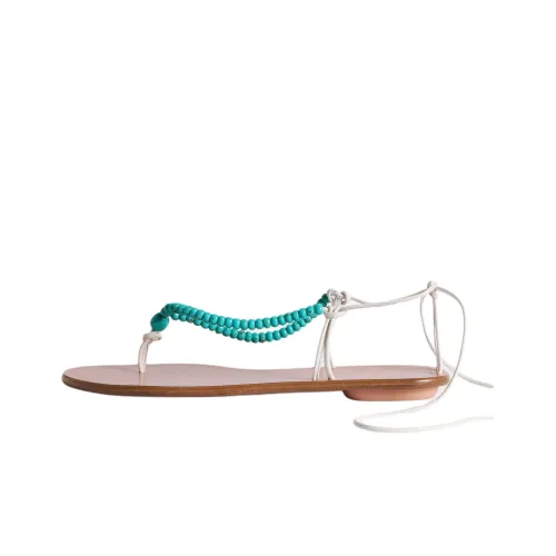 AQUAZZURA Amalfi One Ремешок Сандалии Женские Зеленые