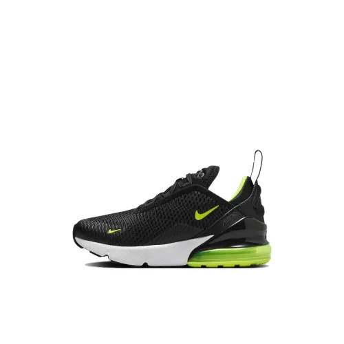Nike Air Max 270 Kids Lifestyle Shoes Черный Зеленый Детский