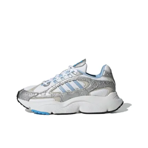 Hello Kitty x Adidas Originals Ozmillen Slip-resistant Abrasion-resistant Low Top Kids Lifestyle Shoes White Blue Хелло Китти x Adidas Originals Ozmillen Противоскользящий Устойчивый к истиранию Низкий Топ Детские Лайфстайл Обувь Белый Синий