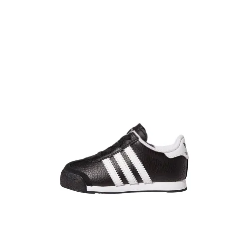 Adidas Toddler Slip-resistant Abrasion-resistant Low-top Обувь для малышей Черный Белый Infant And Toddler