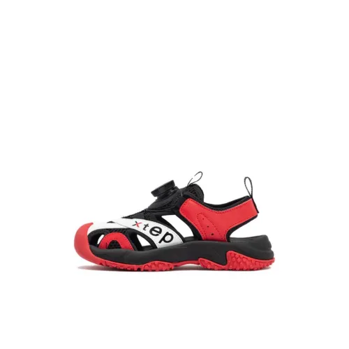 Детские сандалии XTEP устойчивые и дышащие черные красные и белые