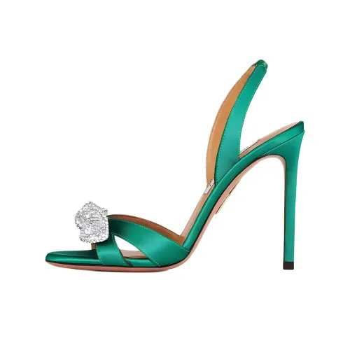 AQUAZZURA one Ремень Сандалии Зеленый Женские