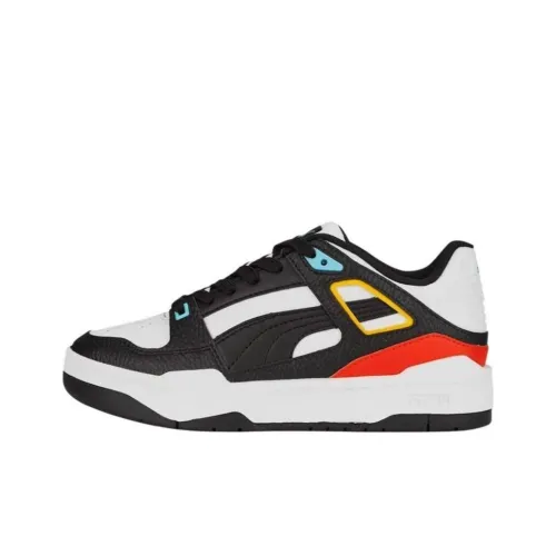 PUMA Slipstream Low Топ Детские Скейтбординги Черный Белый Подростки