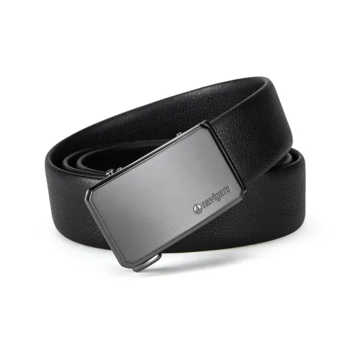 NAVIGARE Ремни из полированной коровьей кожи Мужской Матовый Металлический Ширина 3,5 см