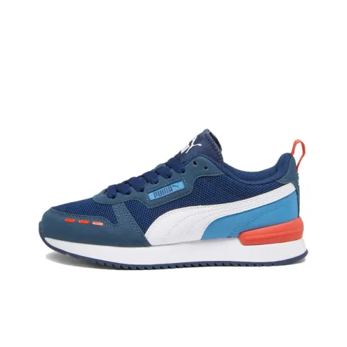 PUMA R78 Детская Повседневная Обувь Низкий Верх Синий Школьный