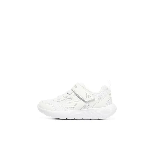 Skechers Kids DYNA LITE Slip-Resistant Anti KICK Низкий Топ Малыш Обувь Белый Infant и Toddler