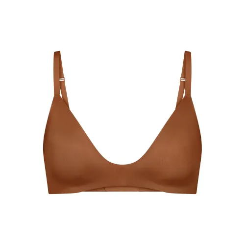 SKIMS Беспроводной FORM T Рубашка Demi Бюстгальтер Женские 1 шт Бронза Бронза