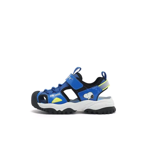 SNOOPY Износостойкие детские сандалии королевский синий для малышей