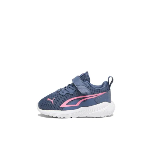 PUMA All Day Active Низкий Топ Обувь для малышей Синий Розовый Infant и Toddler
